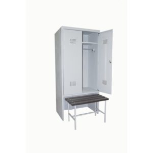 Шкаф гардеробный с выдвижной скамьёй 1850*700*500