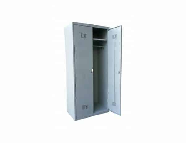 Шкаф гардеробный металлический двухсекционный 1850*700*500 Высота 1850 мм
